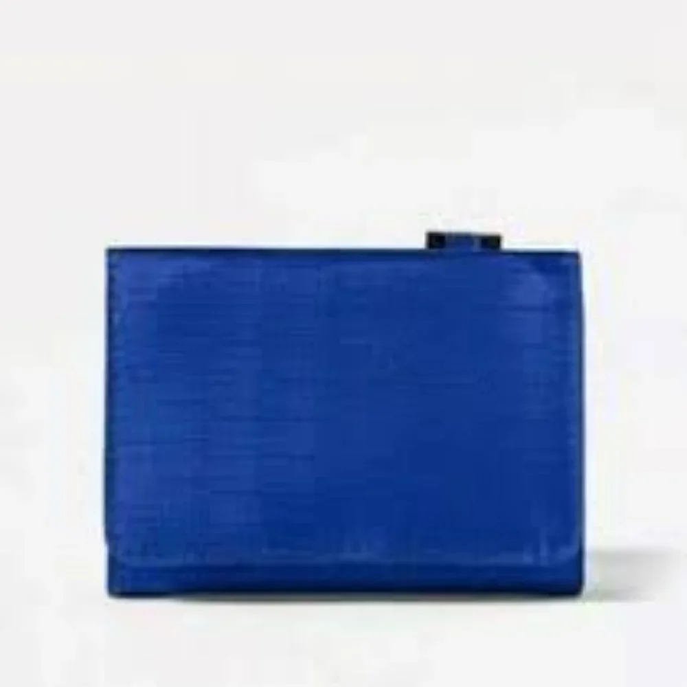 Blue Men’s Trifold Goodfellow Hook and Loop Wallet